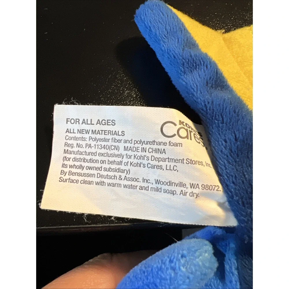 Disney Dory Plush Finding Nemo Tang Fish Stuffed‎ Animal Kohl's 15 Inch 2015